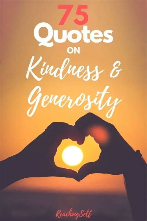 generosity kindness giving quotes